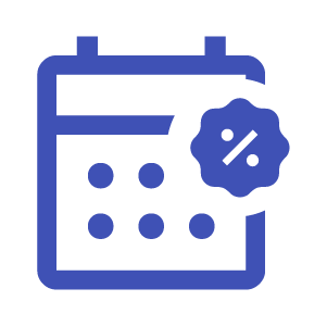 Grace period discount icon 300px png