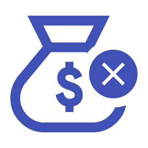 Minimum net charge icon 300px png