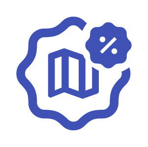 Service discount by region icon 300px png