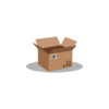 Box 10 x 8 x 6" pack of 25