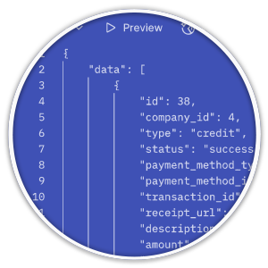 API response