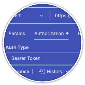 Authorization of API key